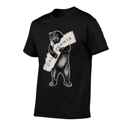 I Love California Art-Retro Vintage Cali Pride Bear  Stretchy T-Shirt