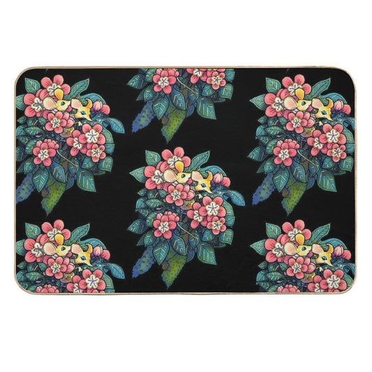 Forest Gathering, Mice And Wish.  Repositionable Bath Mat