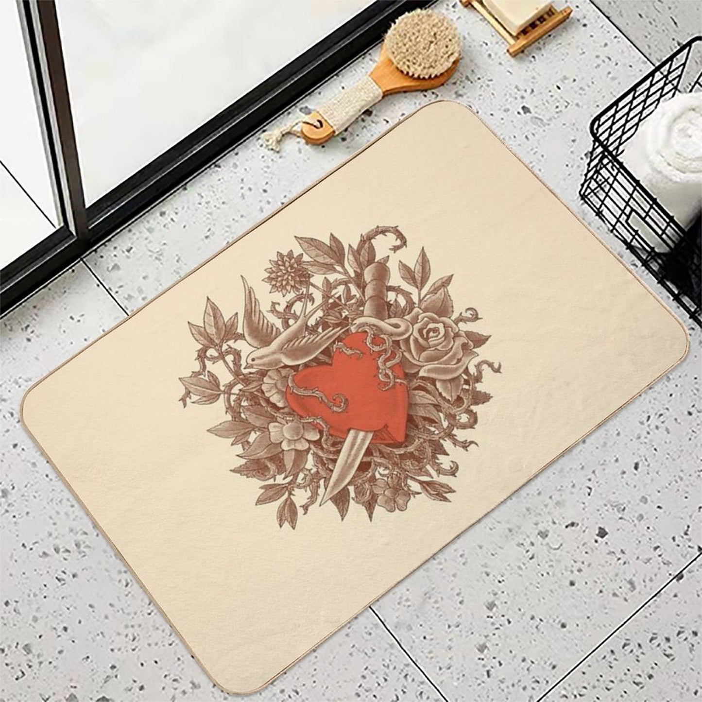 Heart of Thorns  Versatile Bath Mat
