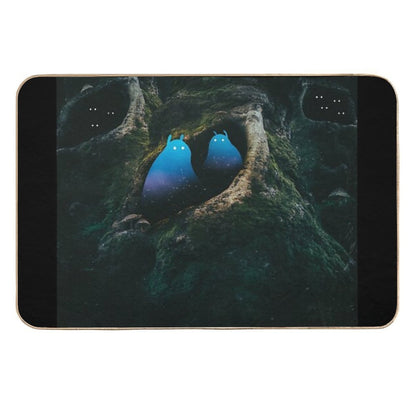 In The Forest of The Night  Easy Maintenance Bath Mat