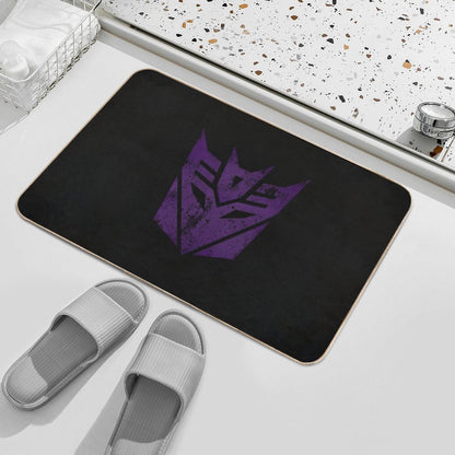 Decepticons Logo · Distressed  Easy Maintenance Bath Mat
