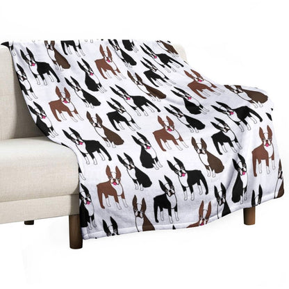 Boston Terriers Premium Throw Blanket