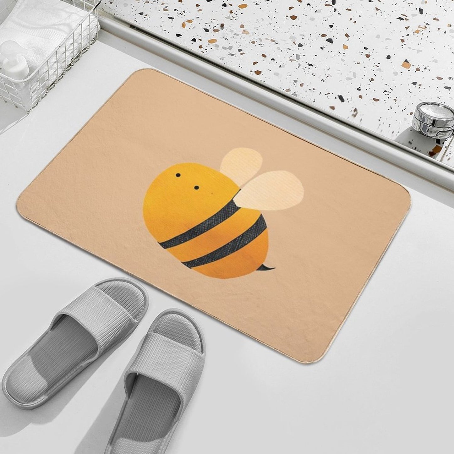 Bee  Absorbent Bath Mat