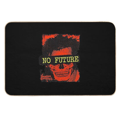 Punk No Future  Absorbent Bath Mat