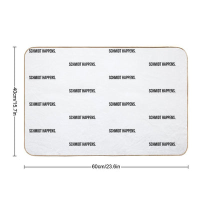 Schmidt Happens  Rapid-Drying Bath Mat