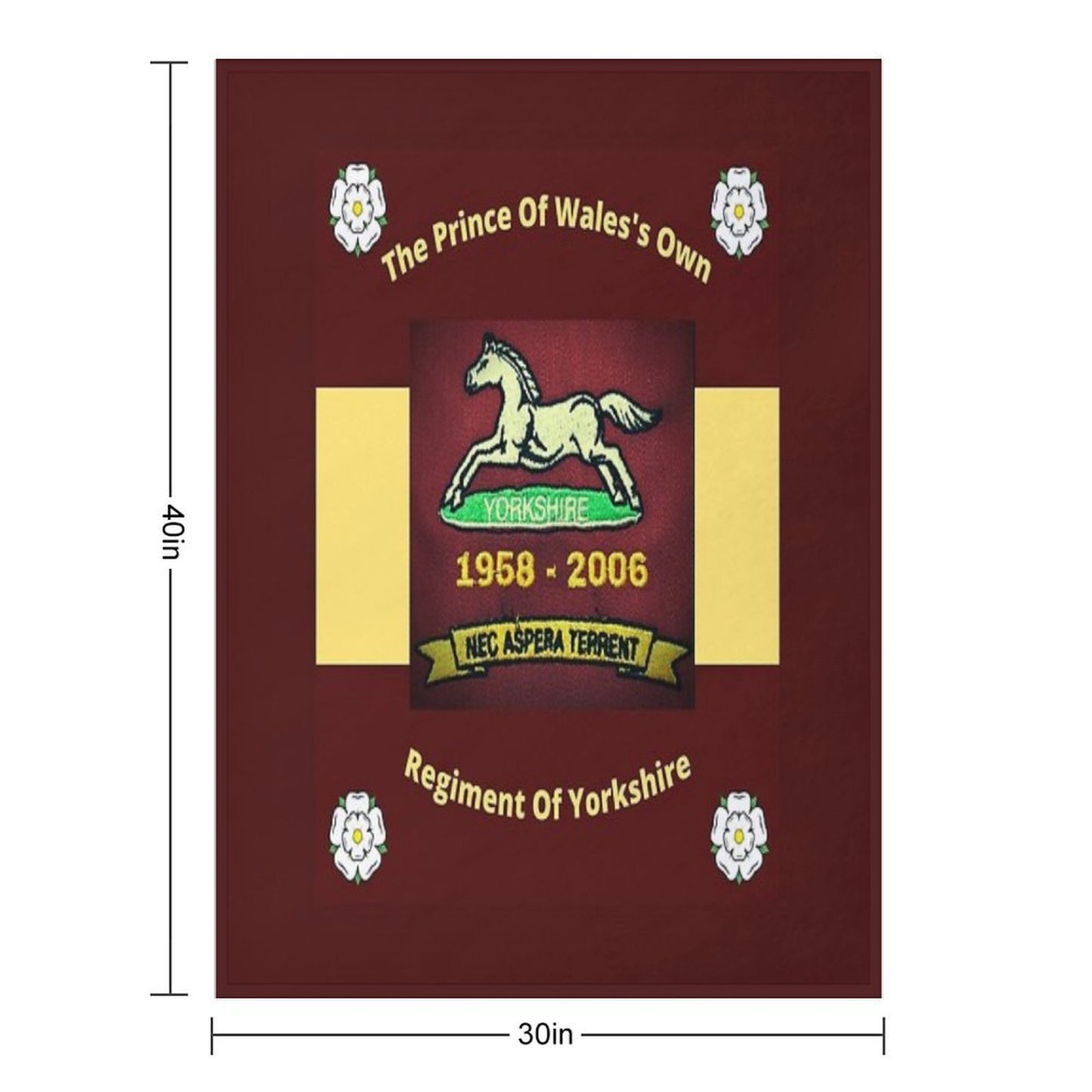 Remembering The Prince Of Wales's Own Regiment Of Yorkshire Gift-ready Throw Blanket