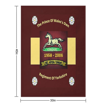 Remembering The Prince Of Wales's Own Regiment Of Yorkshire Gift-ready Throw Blanket