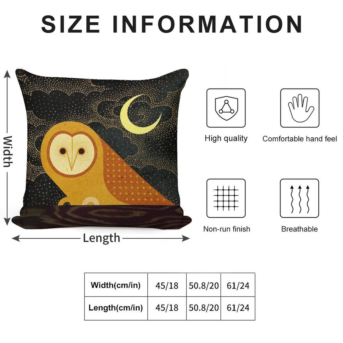 Barn Owl Soft Bedroom Essential Throw Pillow