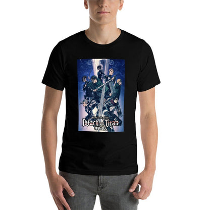 Attack on Titan Season 4 Colorful Key Art with Logo Anime  Lightweight T-Shirt