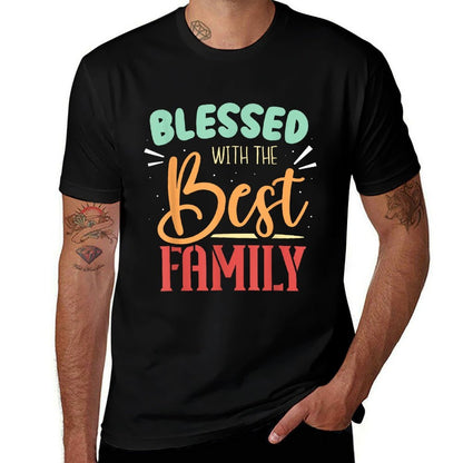 Blessed With The Best Family Reunion Families Family  Moisture-wicking T-Shirt