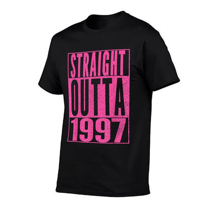 STRAIGHT OUTTA 1997 21 Years Old 21St Birthday Gift  Relaxed-fit T-Shirt