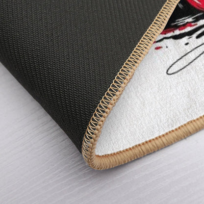 Coffee Cat Morning Grouch Coffee Cat  Dirt-Trapping Bath Mat