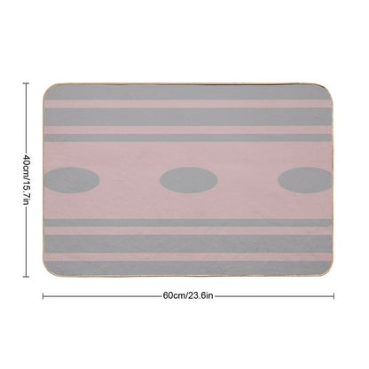 Retro Colors  Odorless Bath Mat