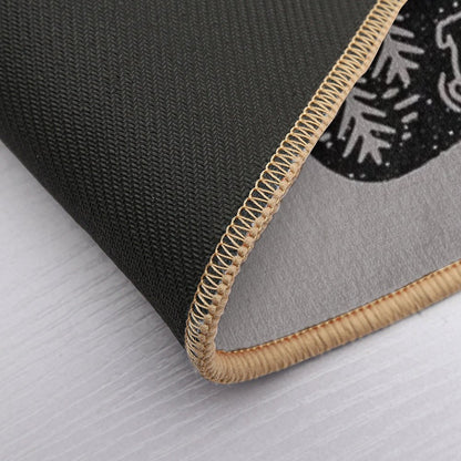 Dog Paw Camping Best Gift for Puppies Lover  Dirt-Trapping Bath Mat