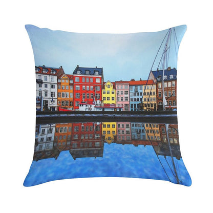 Copenhagen City Soft Gift Ready Throw Pillow