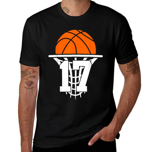 17 YEARS BASKETBALL 17TH BIRTHDAY  Easy-care T-Shirt