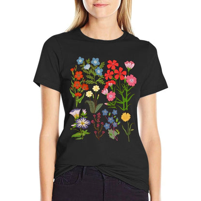 Vintage Botanical Floral Flower Hawaiian Gifts For Men Women Sweatshirt  Stretchy T-Shirt