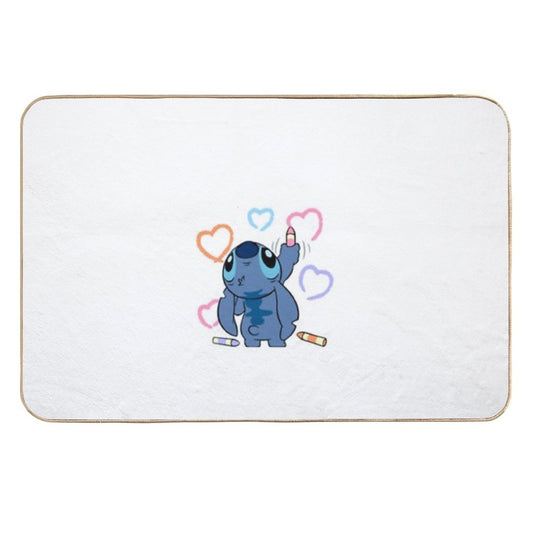 Stitch Love  Absorbent Bath Mat