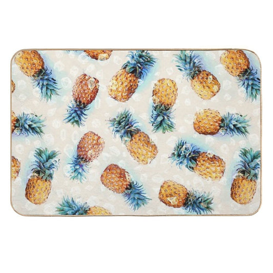 Pineapples + Crystals  Pet-Safe Bath Mat
