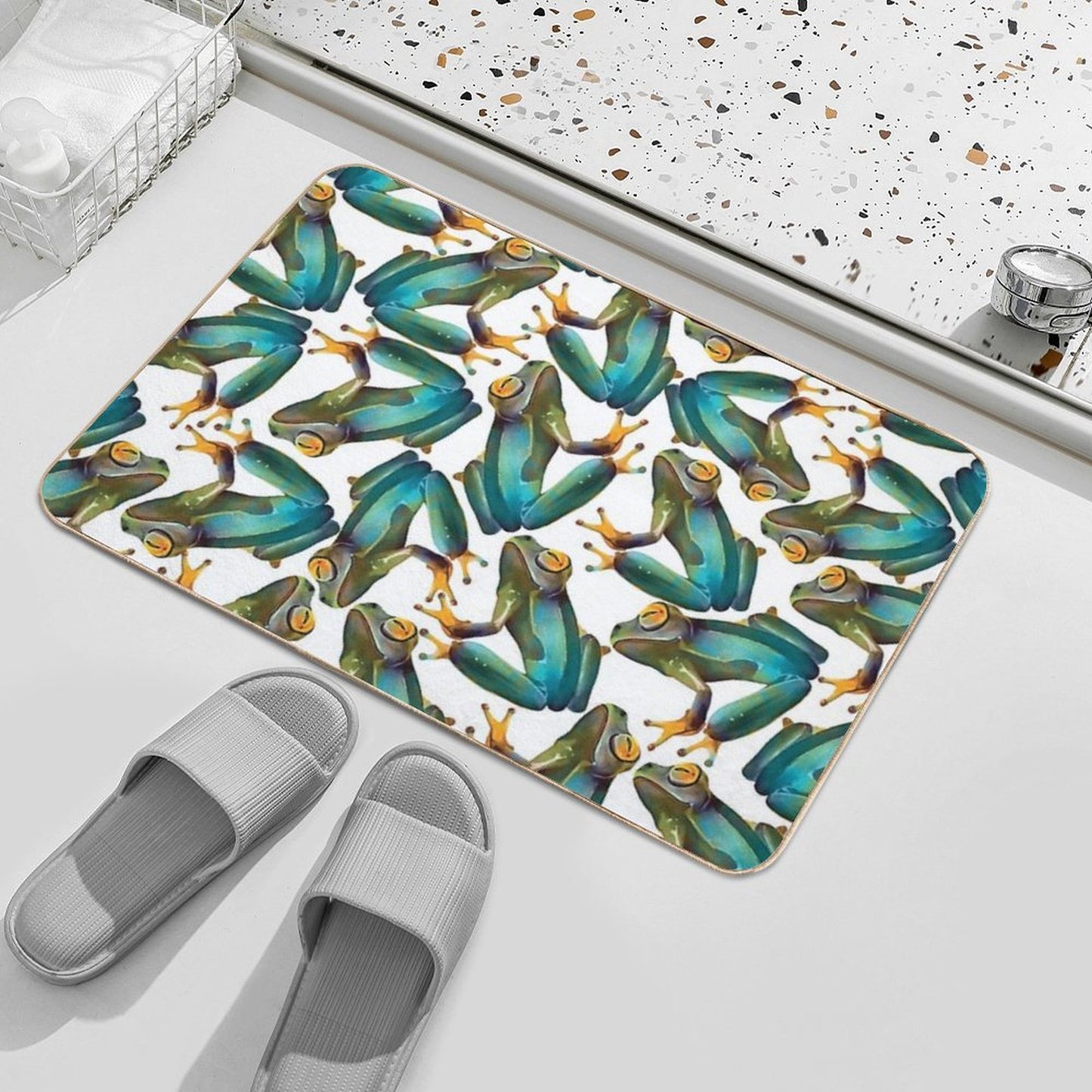 Enchanted Frogs Durable Bath Mat