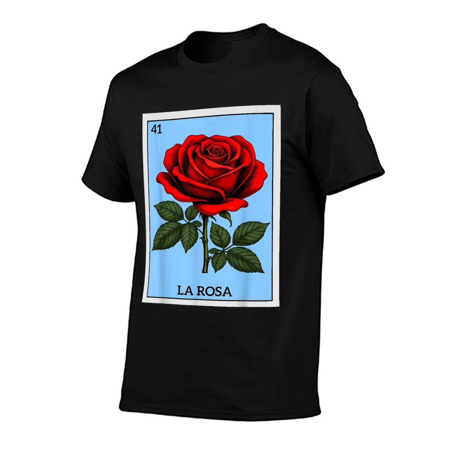 Rosa Card Mexican Lottery  Oversized Silhouette T-Shirt