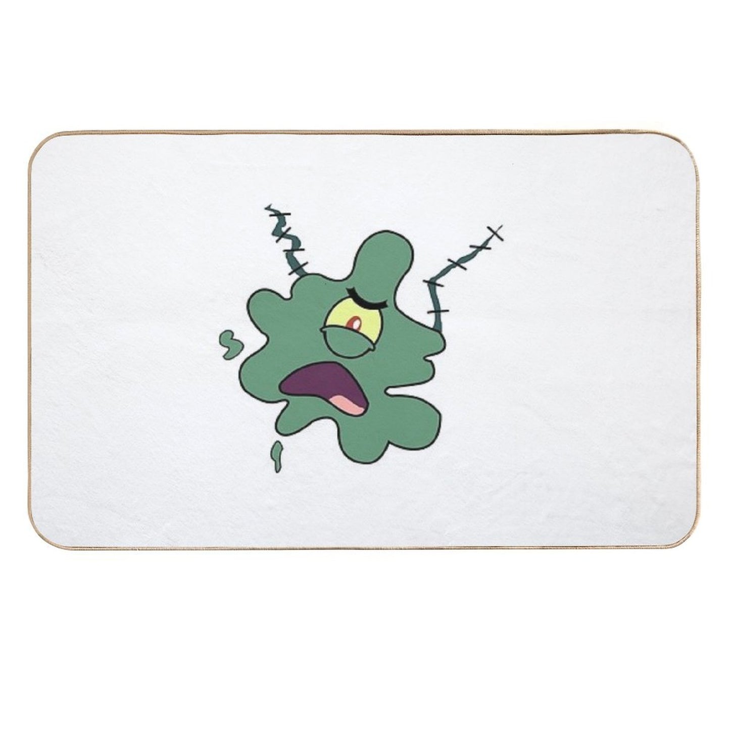 Squished Plankton  Stain-Proof Bath Mat