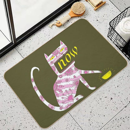 Now Cat  Anti-Trip Bath Mat