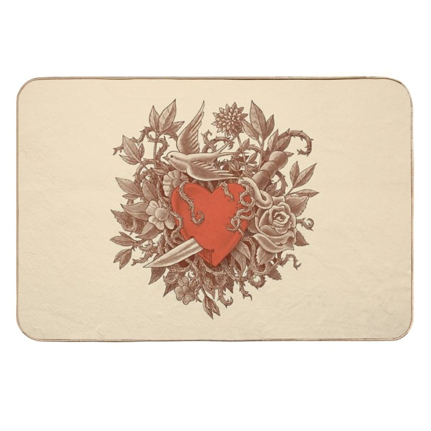 Heart of Thorns  Versatile Bath Mat