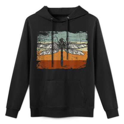 Retro Insect Dragonfly Unisex Design Hoodie