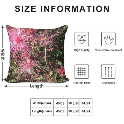Desert Bush in Bloom Soft Ultra-Soft Texture Throw Pillow