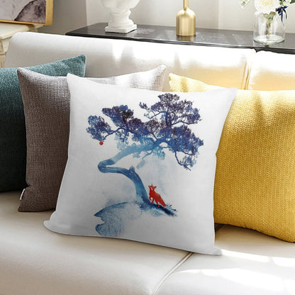The Last Apple Tree Soft Luxury Feel Throw Pillow