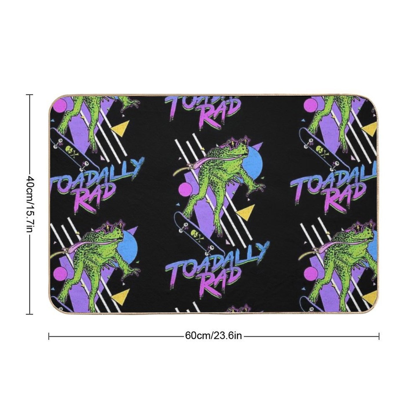 Toadally Rad  Long-Lasting Bath Mat
