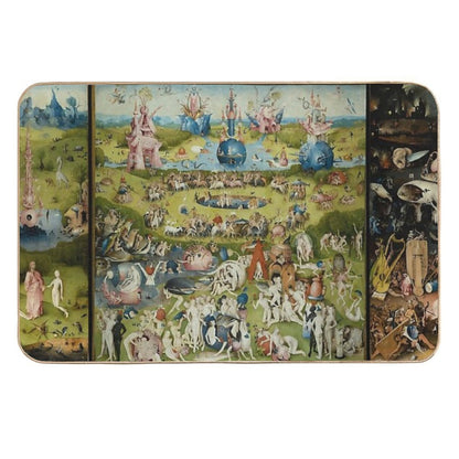 The Garden of Earthly Delights - Hieronymus Bosch  Easy Maintenance Bath Mat