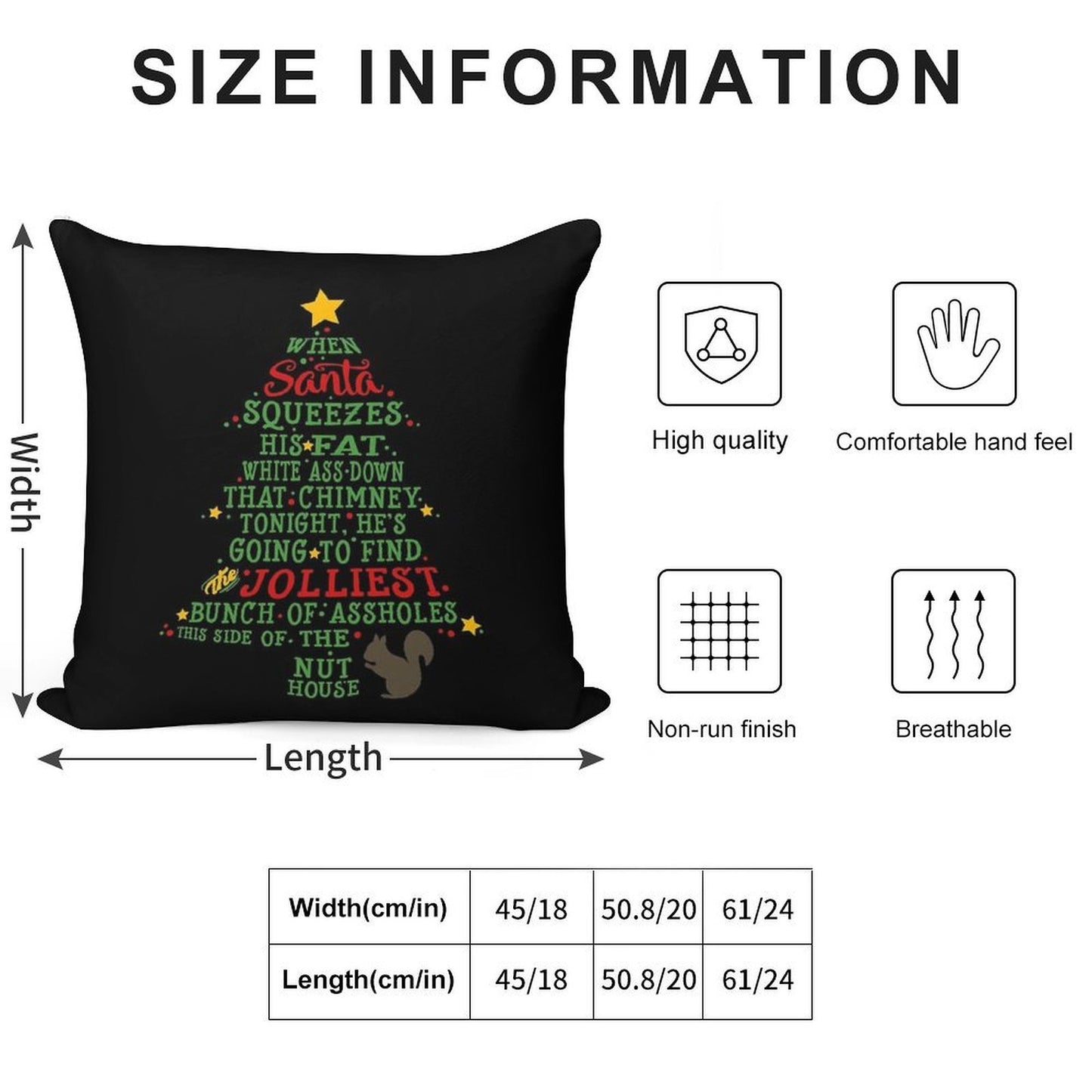 Jolliest Bunch of A-holes Soft Style Accent Throw Pillow