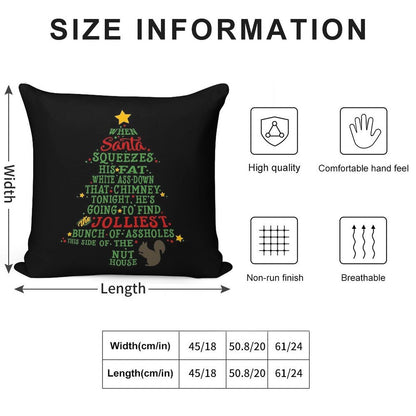 Jolliest Bunch of A-holes Soft Style Accent Throw Pillow