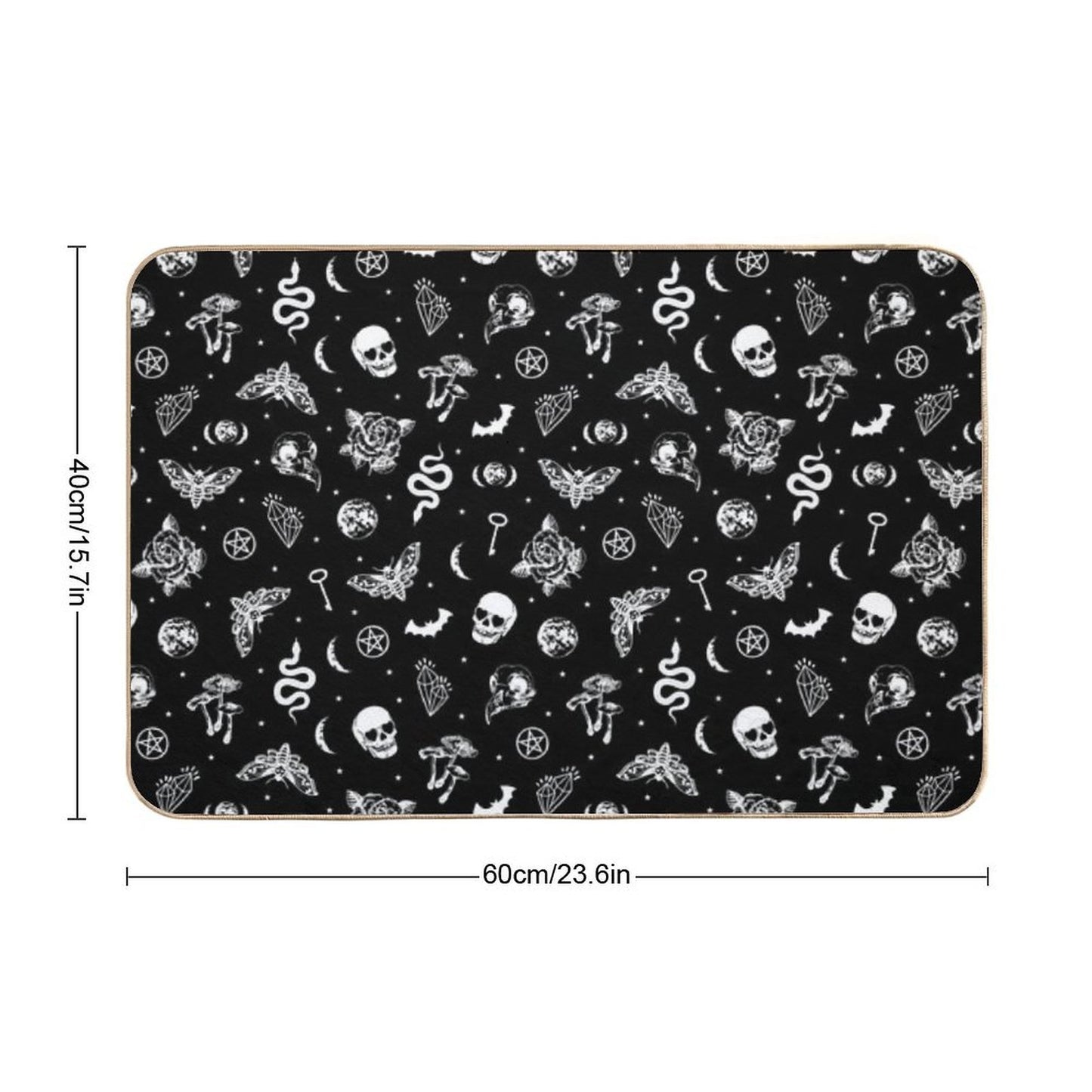 Witchcraft B&W  High-Traffic Bath Mat