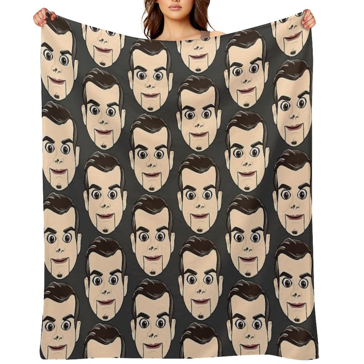 Slappy Movie Wrinkle-free Throw Blanket