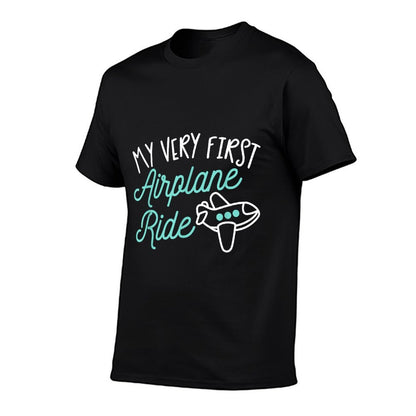 First Plane Flight My Very First Airplane Ride  Easy-care T-Shirt