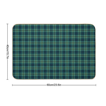 Clan Keith Ancient Tartan  Toxin-Free Bath Mat