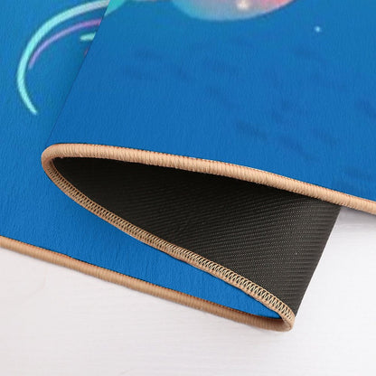 Jellyfish Bus  Pet-Safe Bath Mat