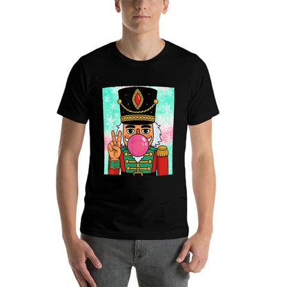 Funny Christmas Nutcracker Retro Vintage Xmas Holiday Women  Graphic-printed T-Shirt