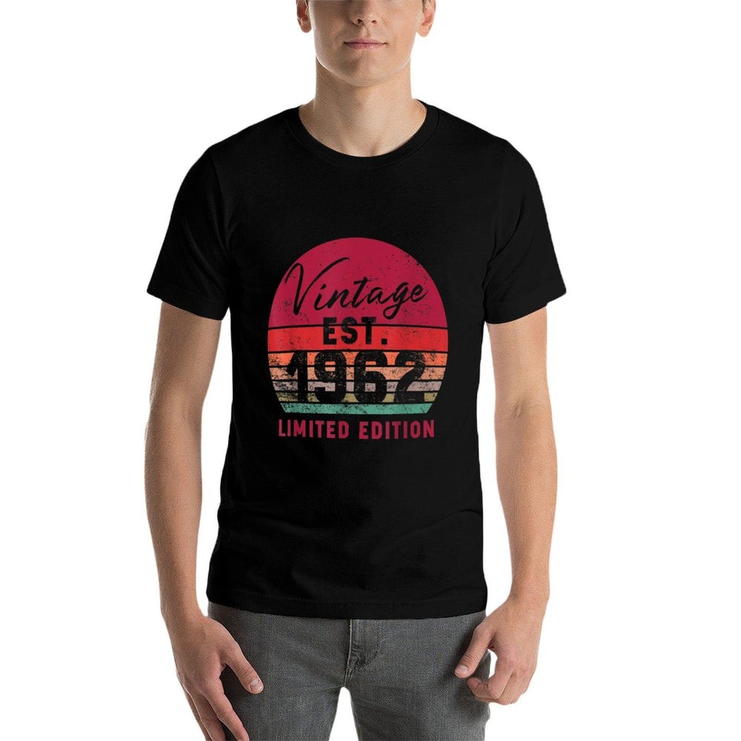 Vintage Est 1962 Limited Edition 60 Years Old 60th Birthday  Graphic-printed T-Shirt