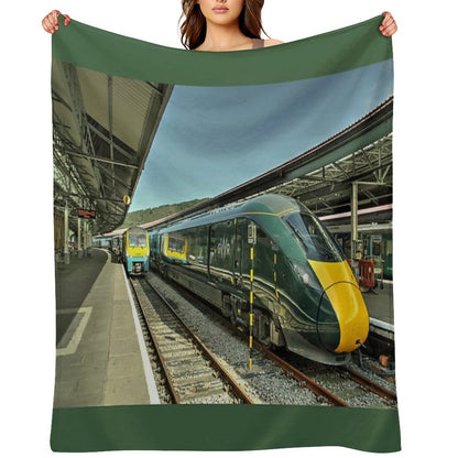 Swansea IET Velvety-soft Throw Blanket