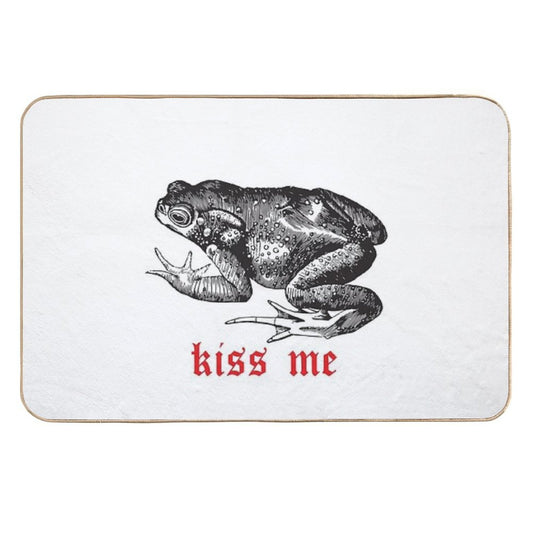 Kiss The Frog  Versatile Bath Mat