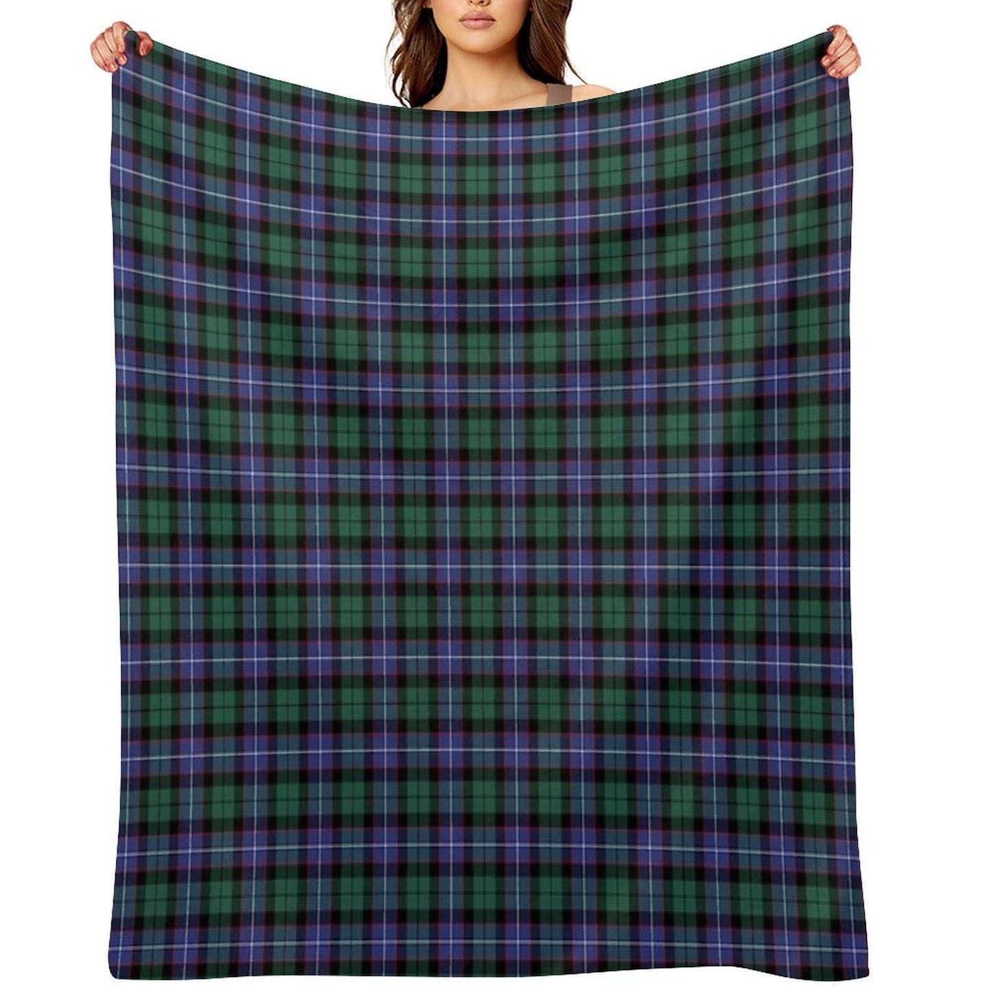 Clan Mitchell Tartan Multi-functional Throw Blanket