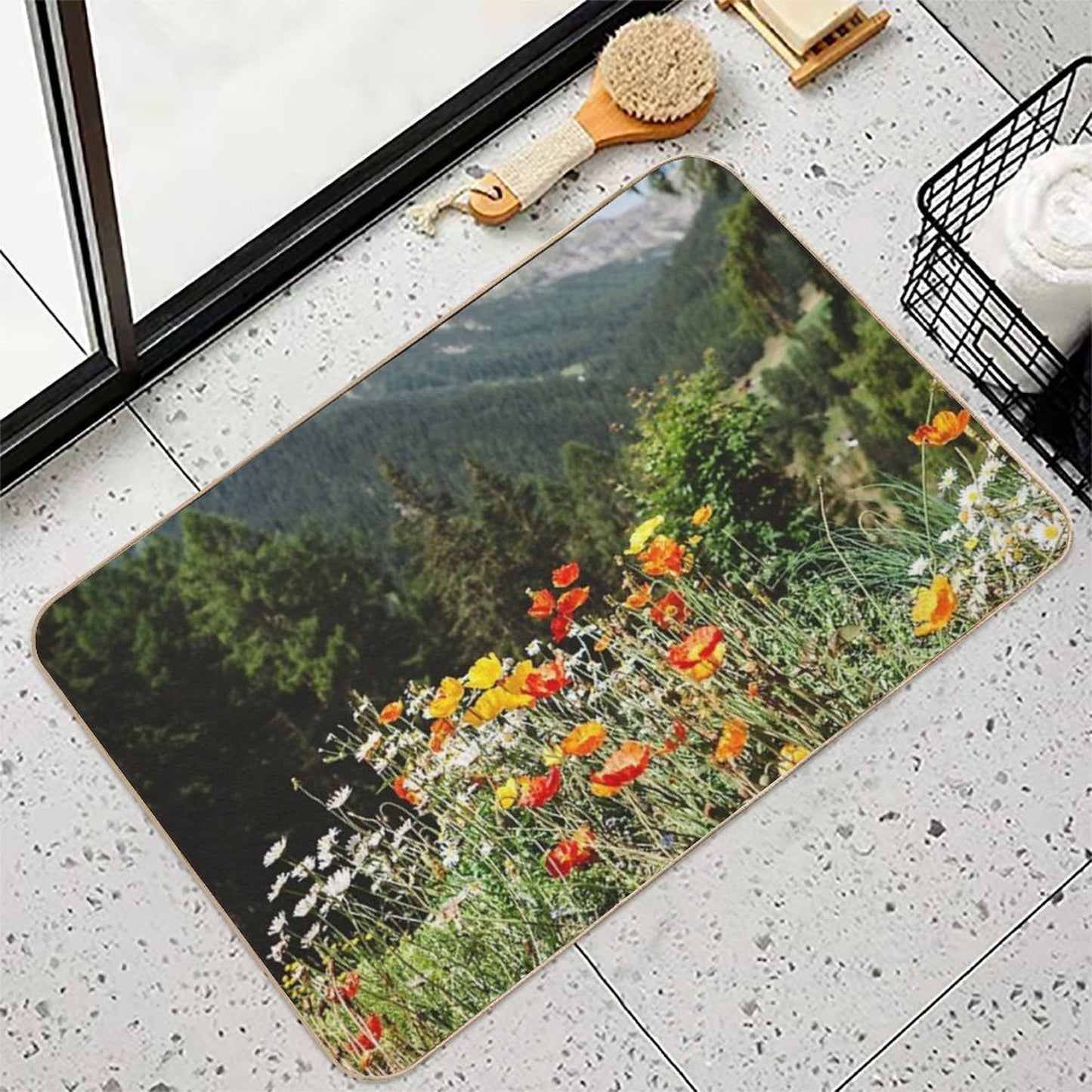 Mountain Garden  Eco-Friendly Bath Mat