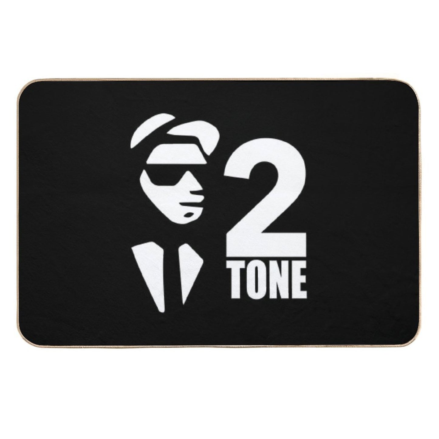 2 Tone  Slip-Resistant Bath Mat