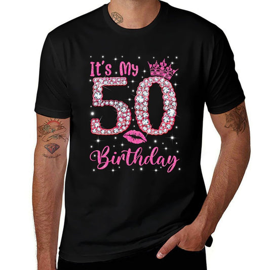 50 It's My Birthday 1972 50Th Birthday Gift For Womens Sweatshirt  Moisture-wicking T-Shirt