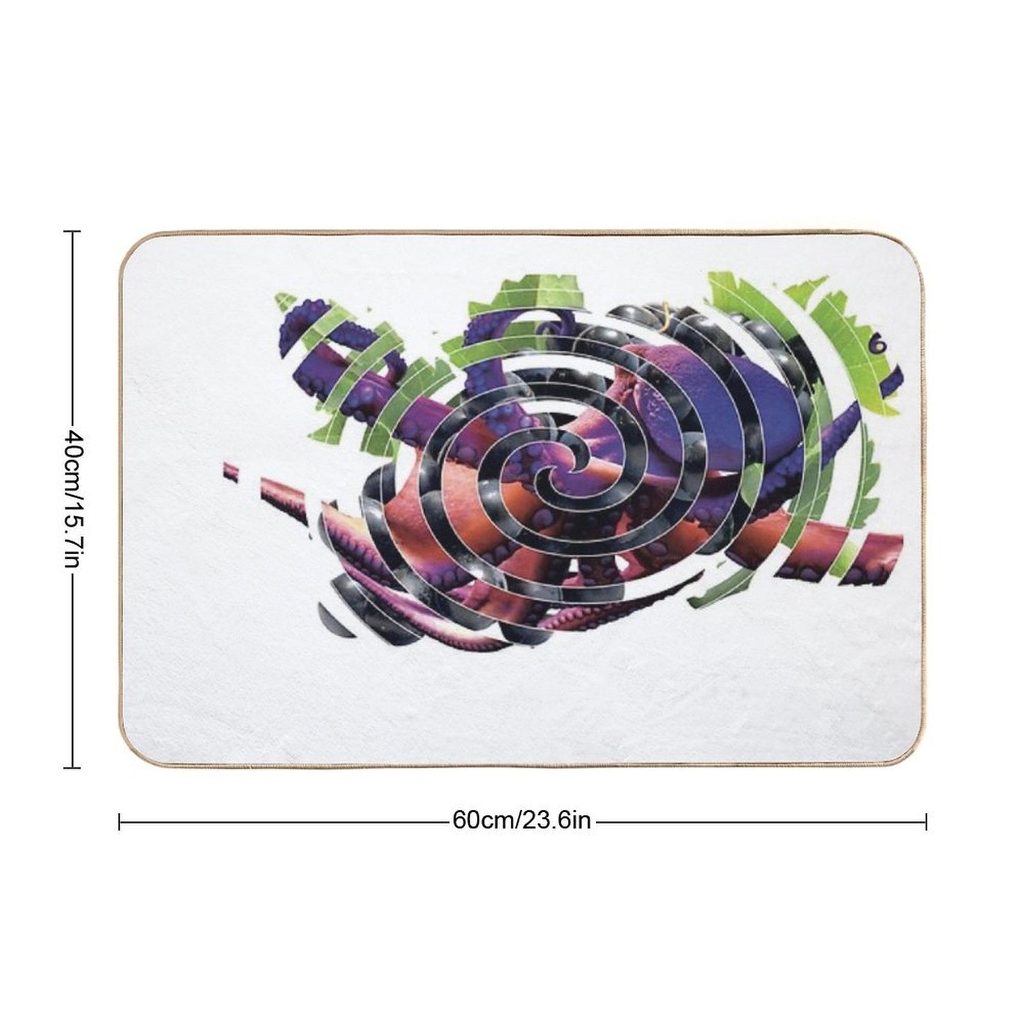 Octopus Grape °1  Multi-Purpose Bath Mat
