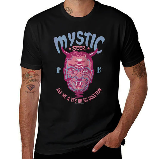 The Twilight Zone Mystic Seer Yes Or No Question Raglan Baseball  Eco-friendly Material T-Shirt